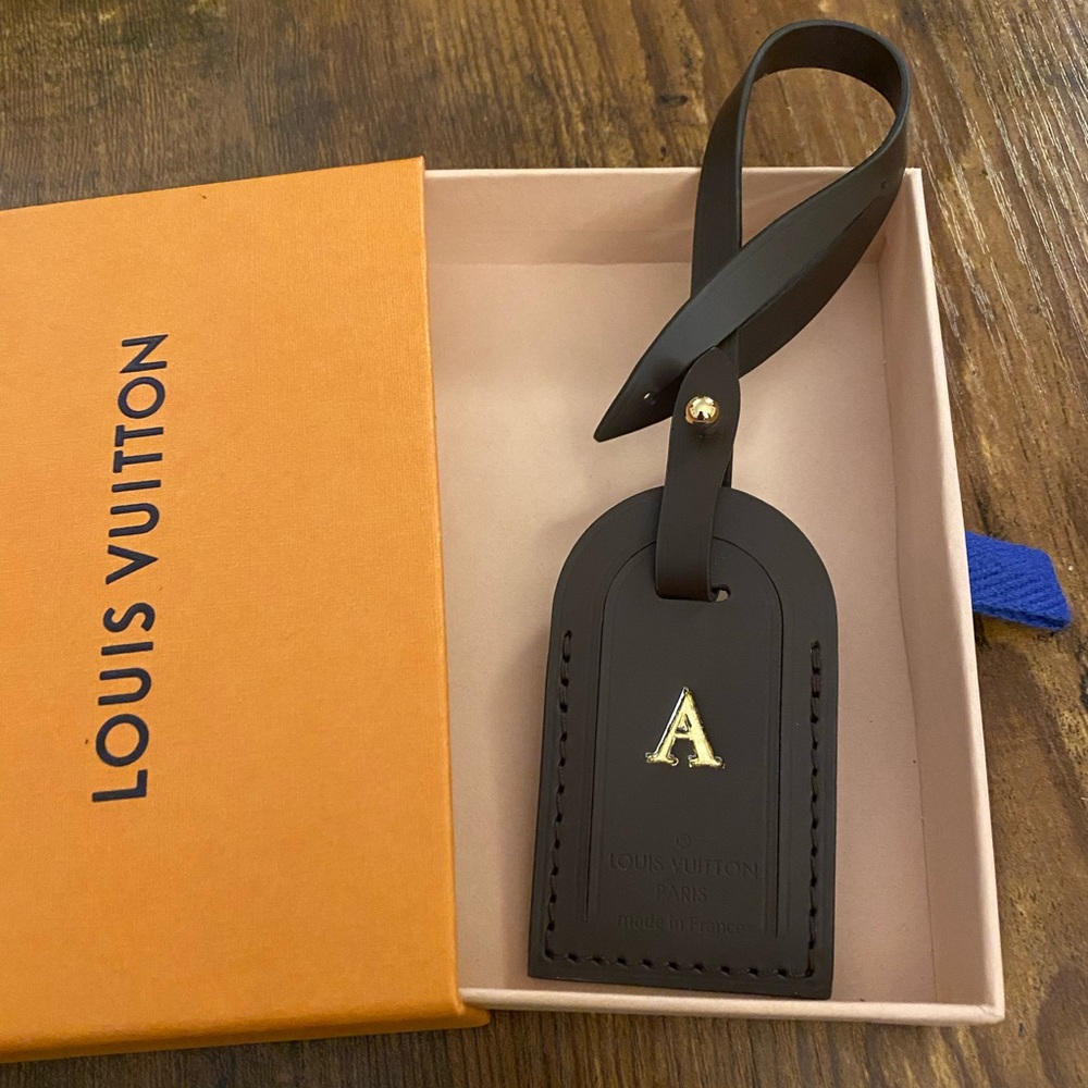 Authentic Louis Vuitton Luggage Tag (size small)